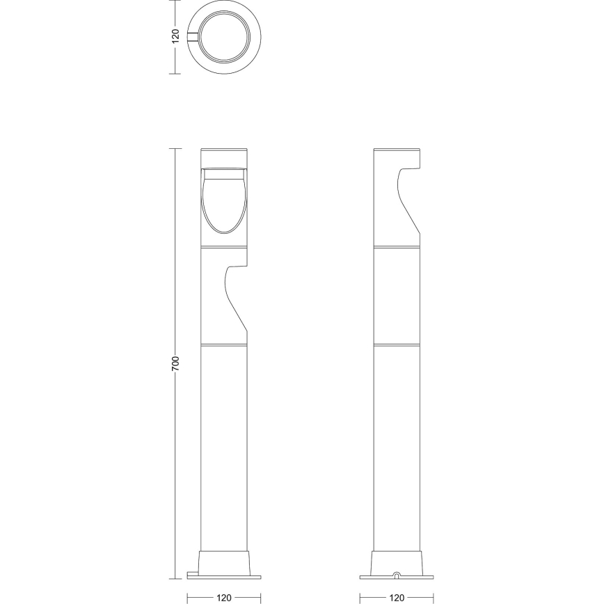 Philips - Lámpara LED de exterior GARDENLINK DESI LED/1,5W/24V 2700K IP44