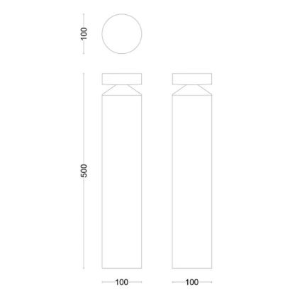 Philips - Lámpara LED de exterior LAVEN LED/6W/230V 2700K IP44