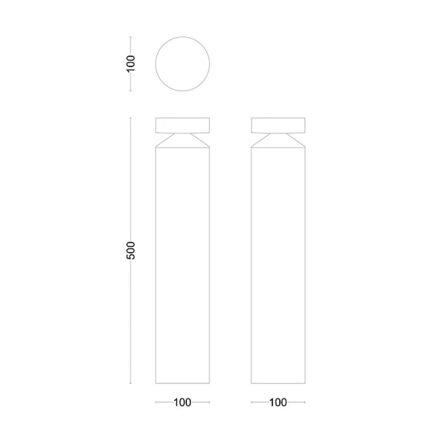 Philips - Lámpara LED de exterior LAVEN LED/6W/230V 4000K IP44