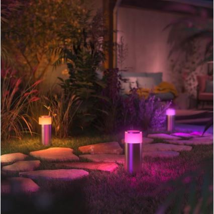 Philips - Lámpara LED RGBW regulable para exteriores Hue CALLA LED/8W/230V IP44