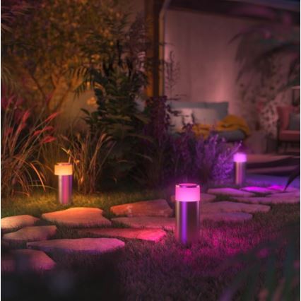 Philips - Lámpara LED RGBW regulable para exteriores Hue CALLA LED/8W/230V IP44