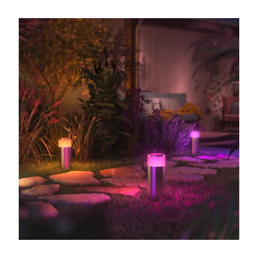 Philips - Lámpara LED RGBW regulable para exteriores Hue CALLA LED/8W/230V IP44