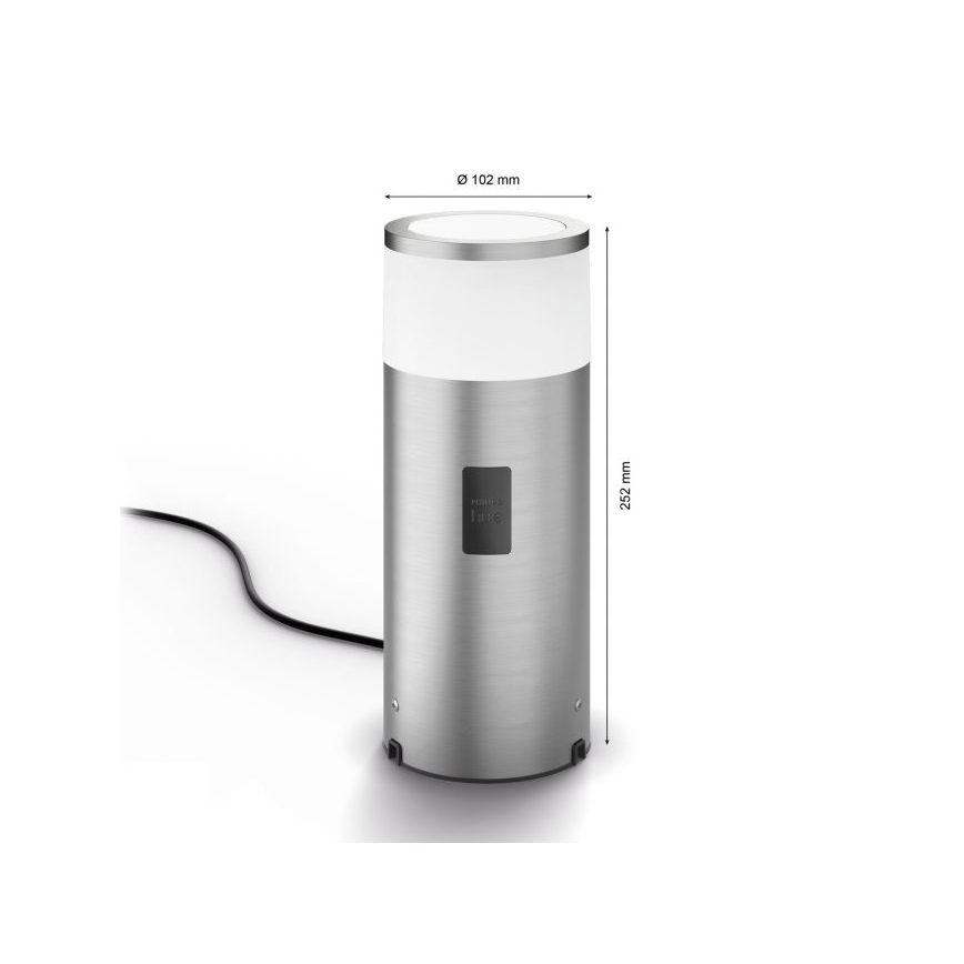 Philips - Lámpara LED RGBW regulable para exteriores Hue CALLA LED/8W/230V IP44