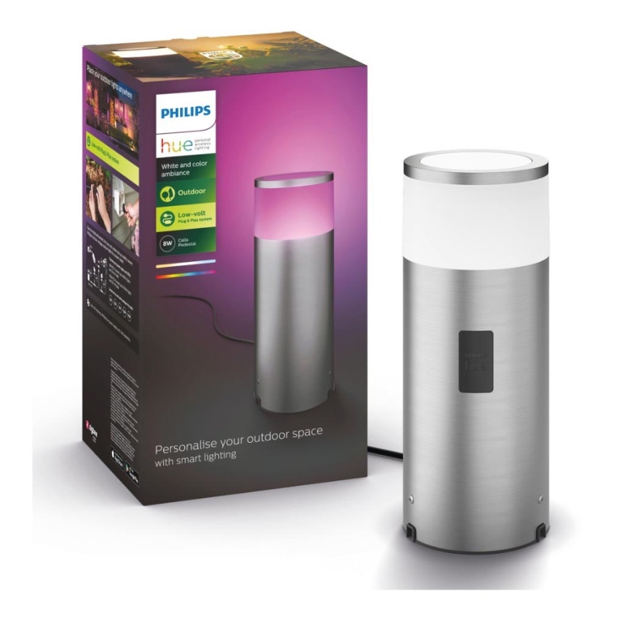 Philips - Lámpara LED RGBW regulable para exteriores Hue CALLA LED/8W/230V IP44