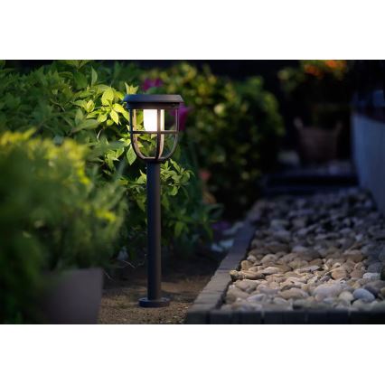 Philips - Lámpara solar LED con sensor RADII LED/1,3W/3,7V 2000 mAh 3000K IP44