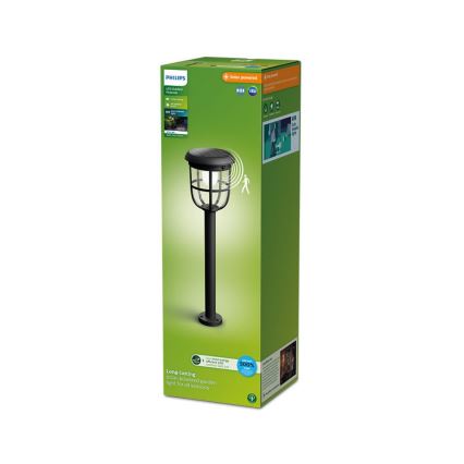 Philips - Lámpara solar LED con sensor RADII LED/1,3W/3,7V 2000 mAh 3000K IP44