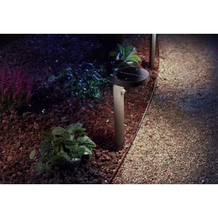 Philips - Lámpara solar LED con sensor LED/1,2W/4V 1800 mAh 4000K IP44