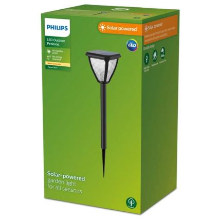 Philips - Lámpara solar LED VAPORA LED/1,5W/3,7V IP44