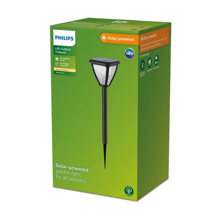 Philips - Lámpara solar LED VAPORA LED/1,5W/3,7V IP44