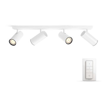 Philips - LED Foco regulable Hue BURATTO 4xGU10/5,5W