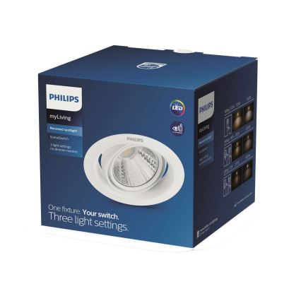 Philips - LED Lámpara empotrable LED/4,5W/230V 2700K