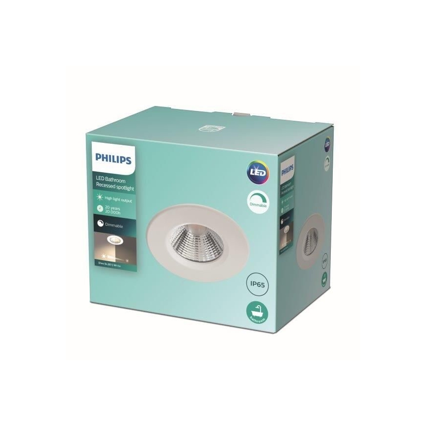 Philips - LED Lámpara regulable para el baño LED/5,5W/230V 2700K IP65