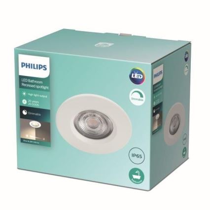 Philips - LED Lámpara regulable para el baño LED/5W/230V 2700K IP65