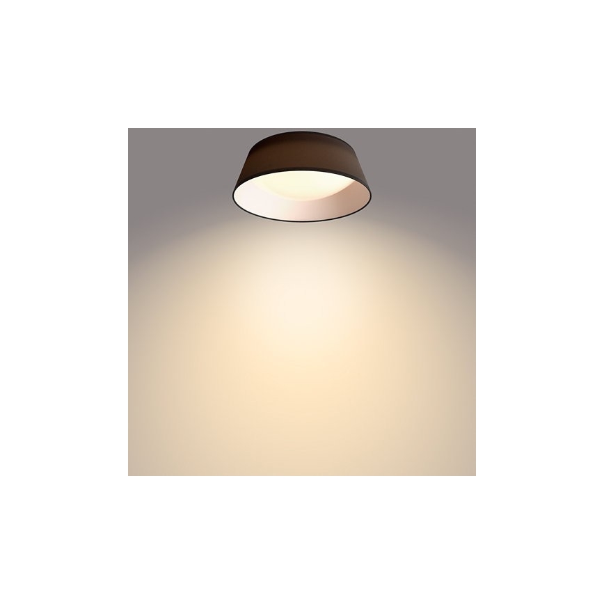 Philips - LED Plafón LED/14W/230V negro