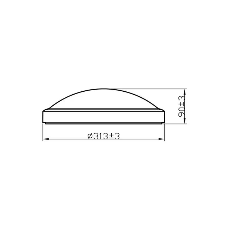 Philips - LED Plafón del baño LED/17W/230V 4000K IP44