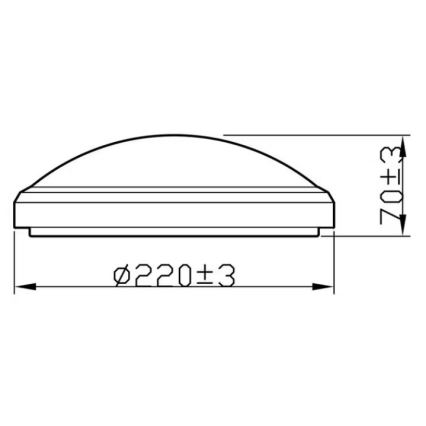 Philips - LED Plafón del baño LED/6W/230V 4000K IP44