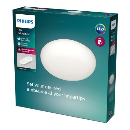 Philips - LED Plafón regulable 1xLED/23W/230V + control remoto
