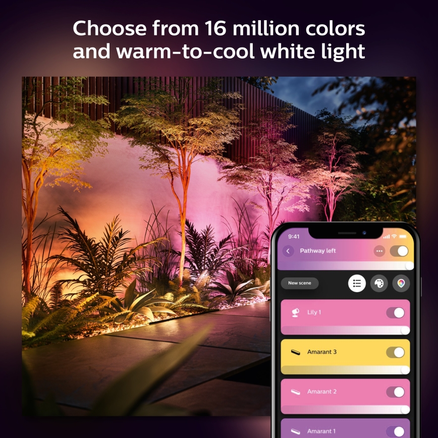 Comprar Iluminación exterior lineal AMARANT de Philips Hue