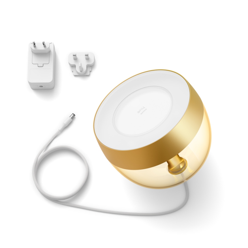 Philips - LED RGB Lámpara de mesa Hue IRIS LED/10W/230V color dorado