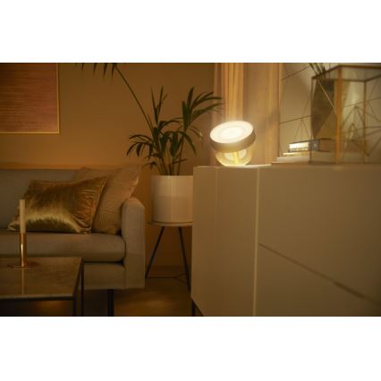 Philips - LED RGB Lámpara de mesa Hue IRIS LED/10W/230V color dorado