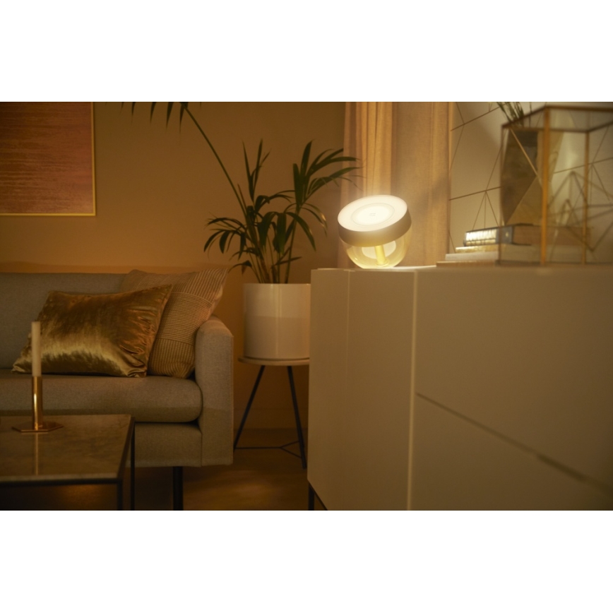 Philips - LED RGB Lámpara de mesa Hue IRIS LED/10W/230V color dorado