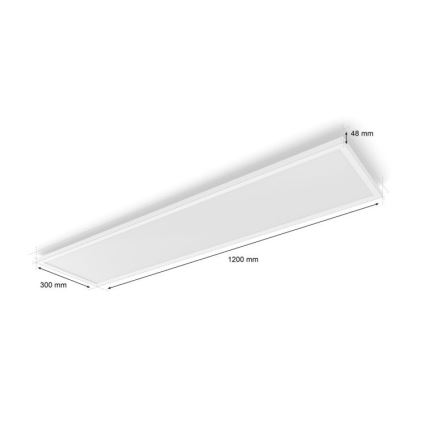 Philips - LED RGB Panel regulable Hue White And Color Ambiance LED/60W/230V 2000-6500K