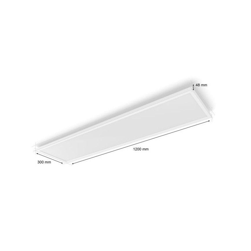 Philips - LED RGB Panel regulable Hue White And Color Ambiance LED/60W/230V 2000-6500K