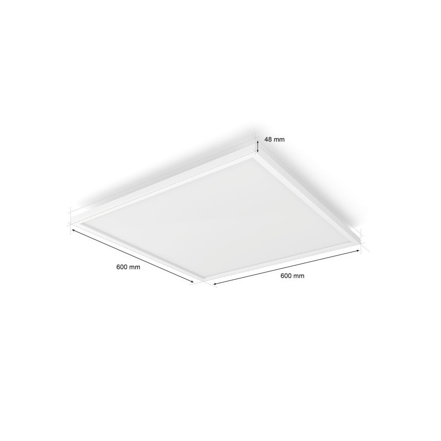 Philips - LED RGB Panel regulable Hue White And Color Ambiance LED/60W/230V 2000-6500K