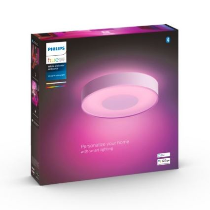 Philips - Plafón LED RGB regulable Hue INFUSE LED/33,5W/230V 2000-6500K diámetro 381 mm blanco