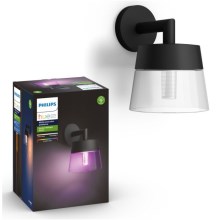 Philips - LED RGBW Aplique de exterior regulable Hue ATTRACT LED/8W/230V 2000-6500K IP44