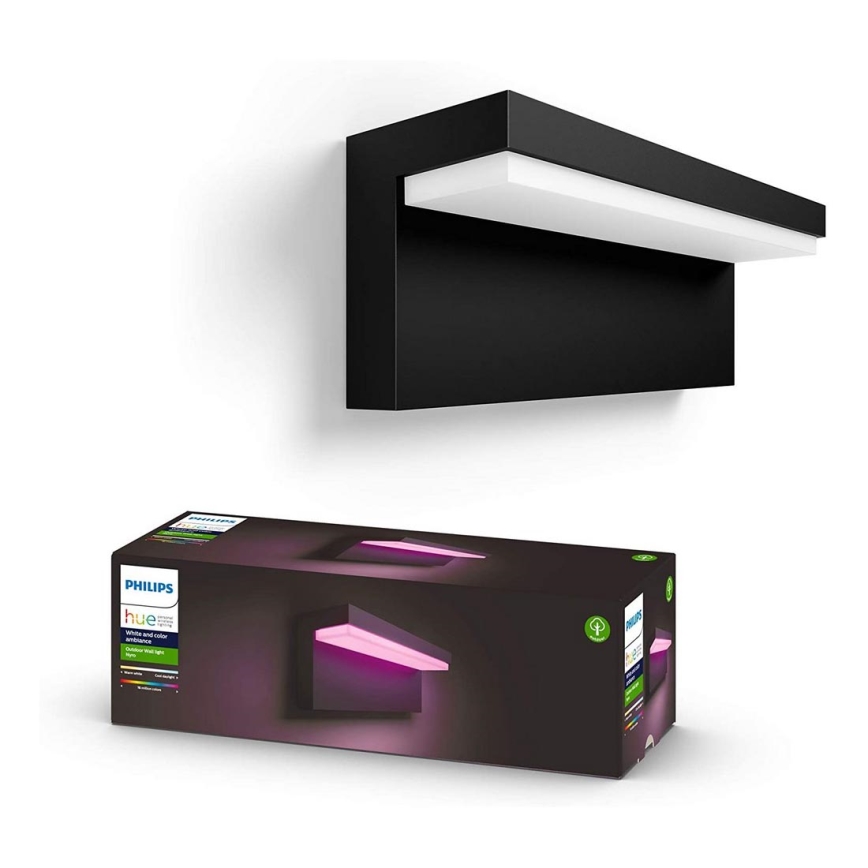 Philips - LED RGBW Aplique de exterior regulable Hue NYRO LED/13,5W/230V 2000-6500K IP44