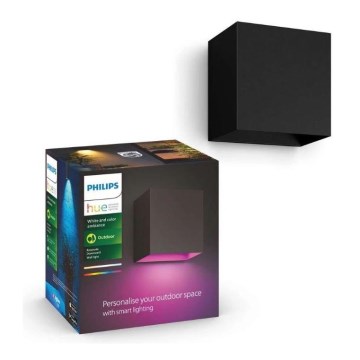 Philips - LED RGBW Aplique de exterior regulable Hue RESONATE LED/8W/230V 2000–6500K IP44