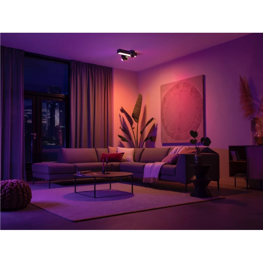Philips - LED RGBW Foco regulable Hue CENTRIS 3xGU10/4,2W/230V + LED/11W 2000-6500K