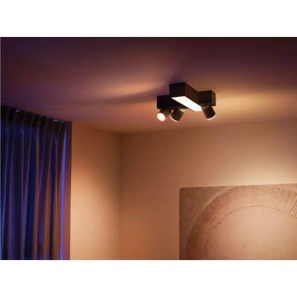 Philips - LED RGBW Foco regulable Hue CENTRIS 3xGU10/4,2W/230V + LED/11W 2000-6500K