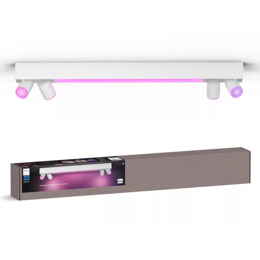 Philips - LED RGBW Foco regulable Hue CENTRIS 4xGU10/4,2W/230V + LED/11W 2000-6500K