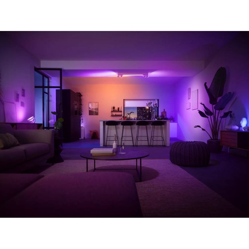 Philips - LED RGBW Foco regulable Hue CENTRIS 4xGU10/4,2W/230V + LED/11W 2000-6500K