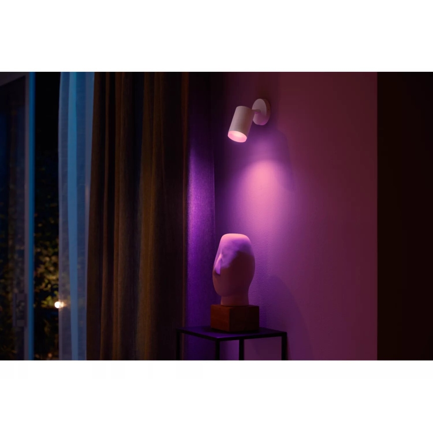 Philips - LED RGBW Foco regulable Hue FUGATO 1xGU10/4,2W/230V 2000-6500K blanco