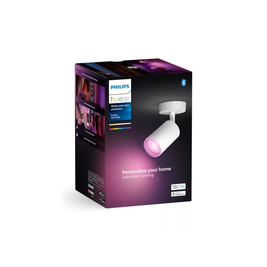 Philips - LED RGBW Foco regulable Hue FUGATO 1xGU10/4,2W/230V 2000-6500K blanco