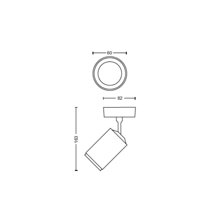 Philips - LED RGBW Foco regulable Hue FUGATO 1xGU10/4,2W/230V 2000-6500K blanco