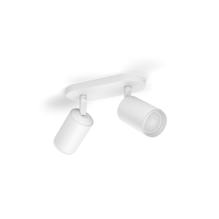 Philips - LED RGBW Foco regulable Hue FUGATO 2xGU10/4,2W/230V 2000-6500K blanco