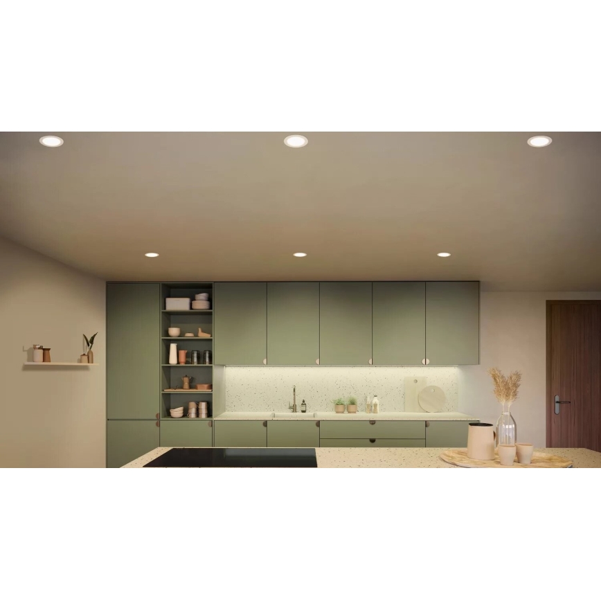 Philips - LED RGBW Lámpara empotrable regulable para el baño Hue SLIM LED/12W/230V IP44 2200-6500K
