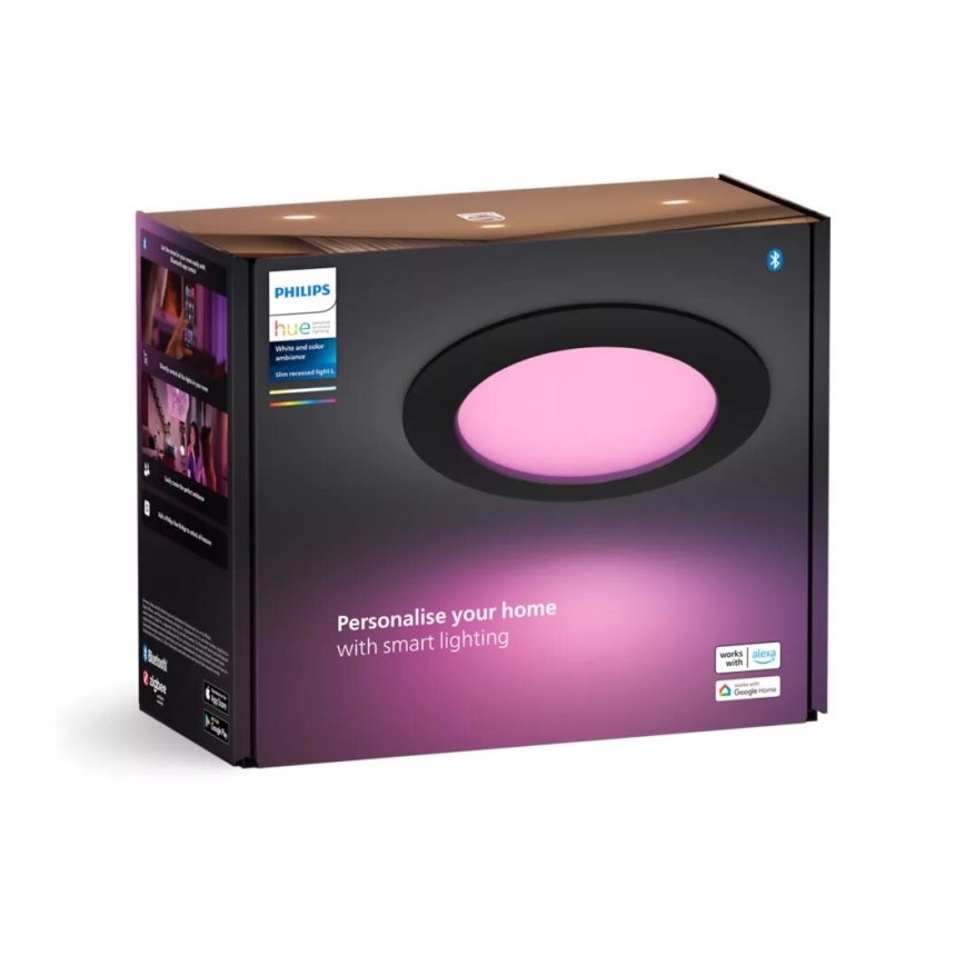 Philips - LED RGBW Lámpara empotrable regulable para el baño Hue SLIM LED/12W/230V IP44 2200-6500K