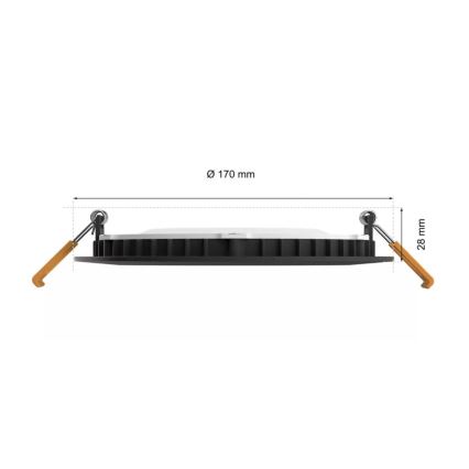 Philips - LED RGBW Lámpara empotrable regulable para el baño Hue SLIM LED/12W/230V IP44 2200-6500K