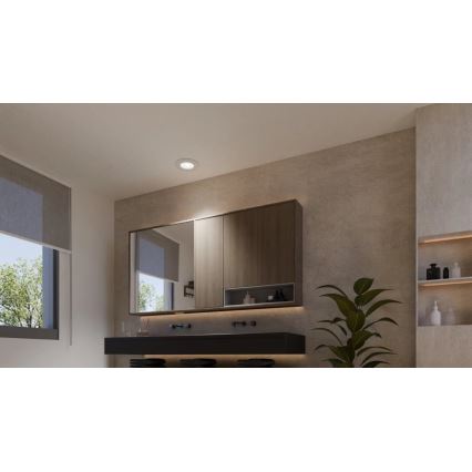 Philips - LED RGBW Lámpara empotrable regulable para el baño Hue SLIM LED/8,3W/230V 2000-6500K IP44 blanco