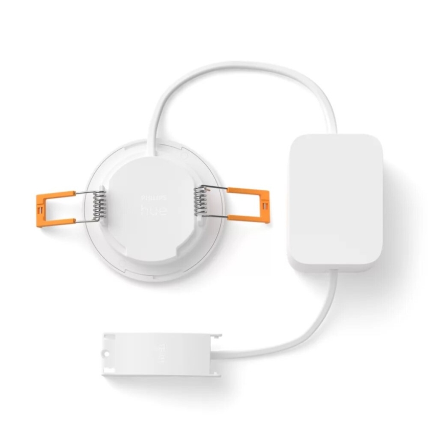 Philips - LED RGBW Lámpara empotrable regulable para el baño Hue SLIM LED/8,3W/230V 2000-6500K IP44 blanco