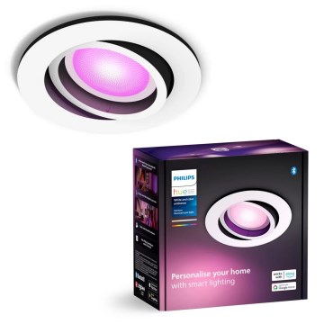Philips - LED RGBW Lámpara empotrable regulable Hue CENTURA 1xGU10/4,2W/230V 2000-6500K