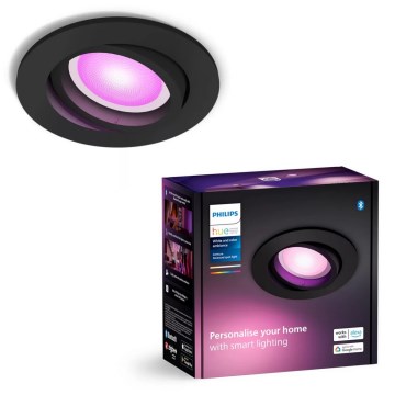 Philips - LED RGBW Lámpara empotrable regulable Hue CENTURA 1xGU10/4,2W/230V 2000-6500K