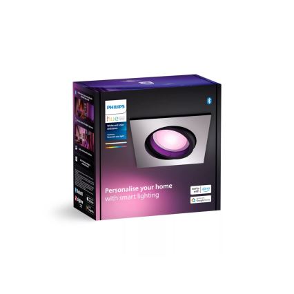 Philips - LED RGBW Lámpara empotrable regulable Hue CENTURA 1xGU10/4,2W/230V 2000-6500K
