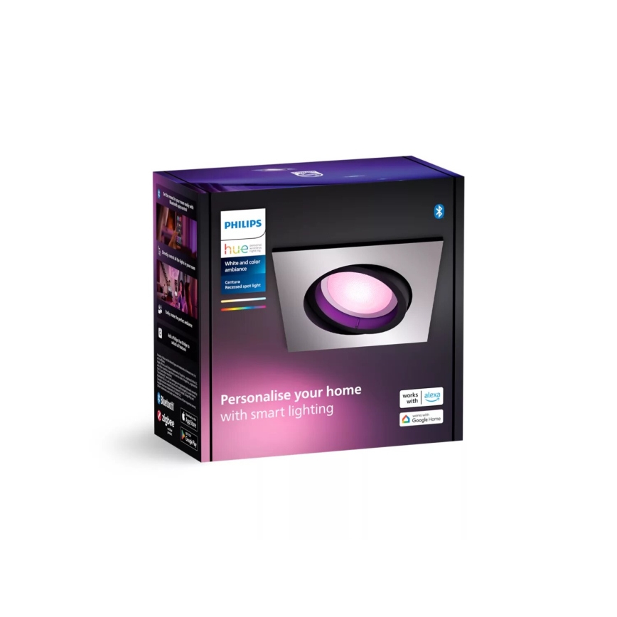 Philips - LED RGBW Lámpara empotrable regulable Hue CENTURA 1xGU10/4,2W/230V 2000-6500K