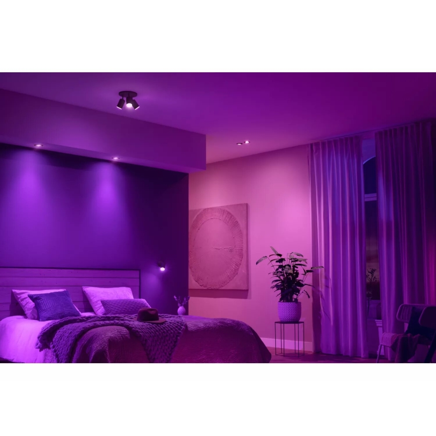 Philips - LED RGBW Lámpara empotrable regulable Hue CENTURA 1xGU10/4,2W/230V 2000-6500K